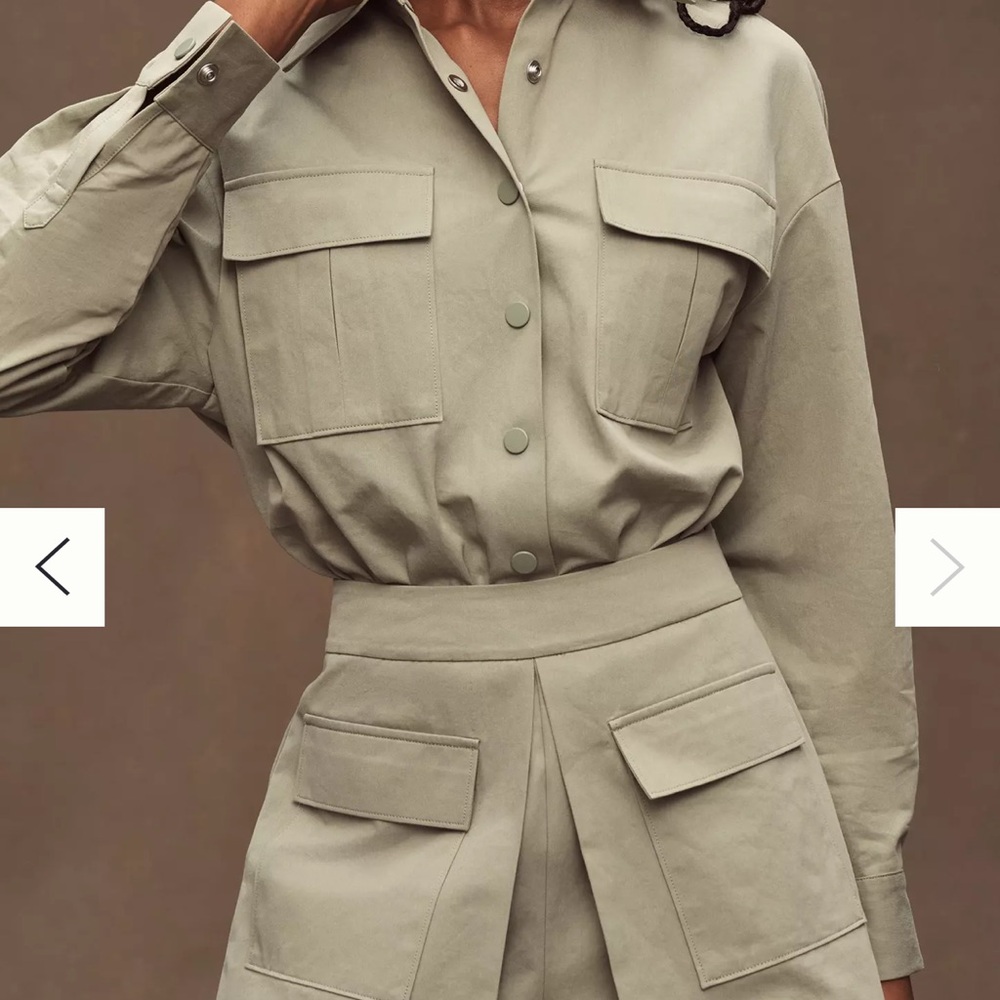 Anthropologie Mare Mara Skort Utility Romper - Picture 4 of 4